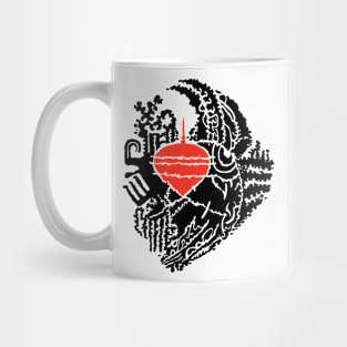 heart spin Mug